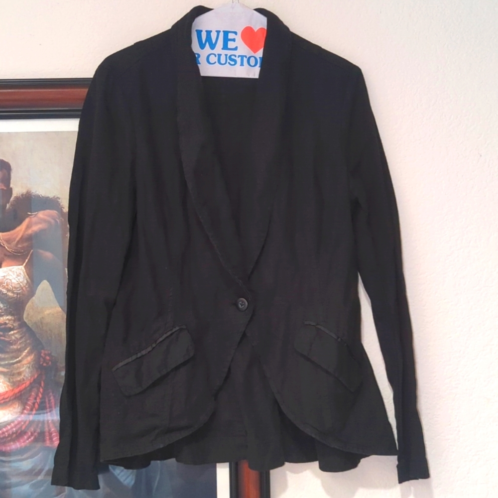 Free People Blazer Black
